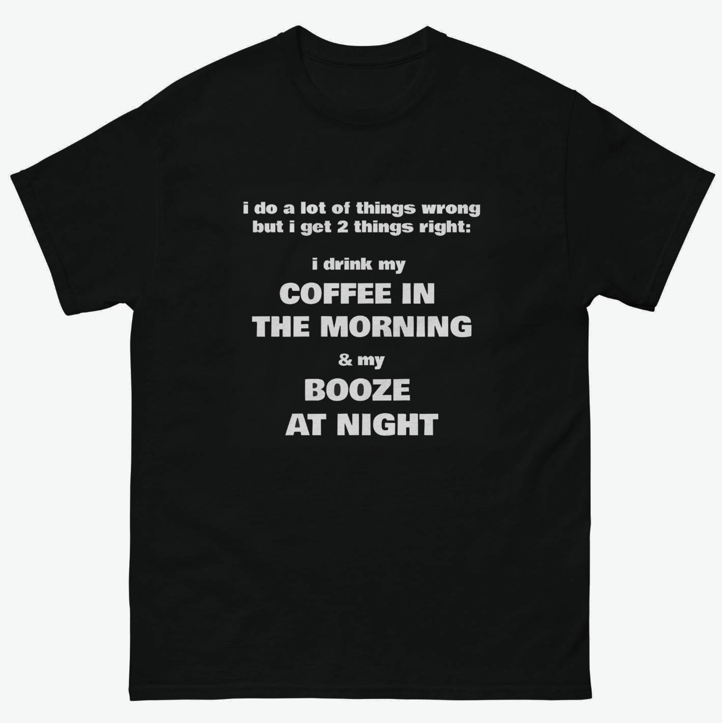 Booze at Night Lyric T-Shirt